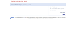 Desktop Screenshot of domain.com.ng