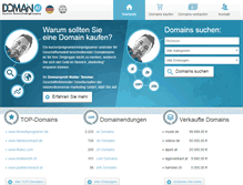 Tablet Screenshot of domain.at